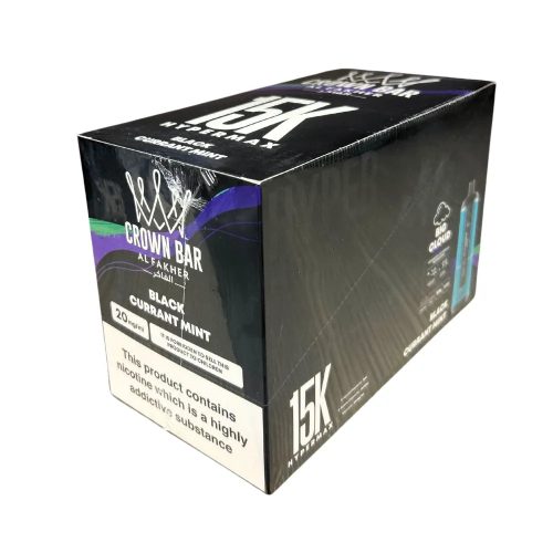 Al Fakher Crown Bar Box of 10 Blackcurrant Mint