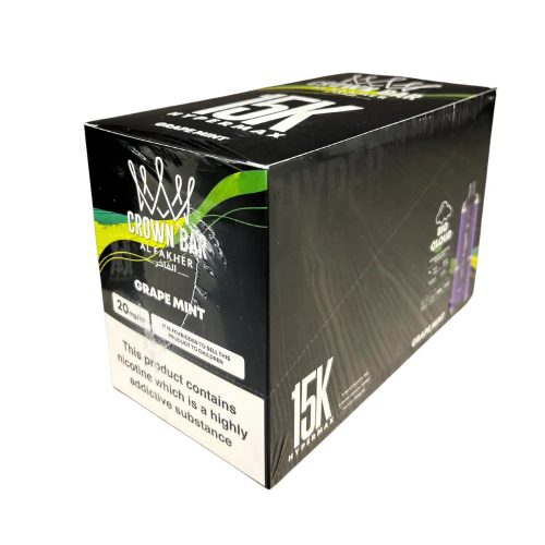 Al Fakher Crown Bar Box of 10 Grape Mint