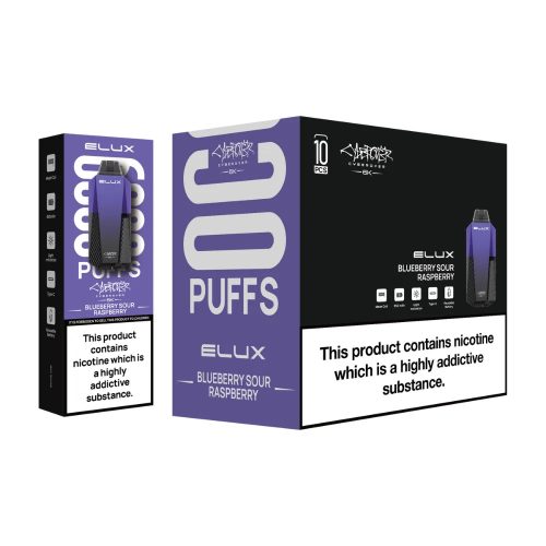 EluxCyberover6k BlueberrySourRaspberry BoxOf10