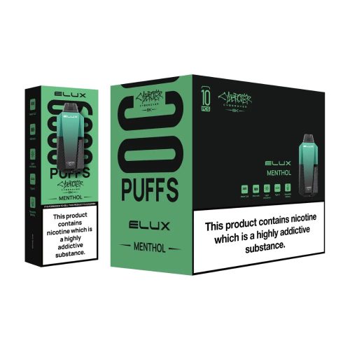 EluxCyberover6k Menthol BoxOf10