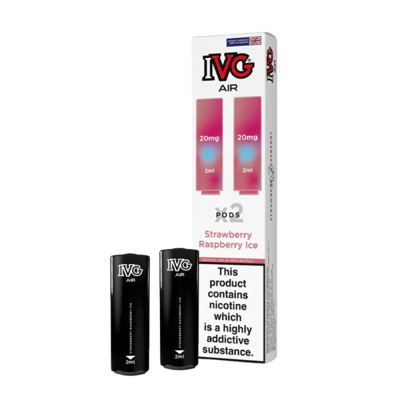 IVG Air Pods - Strawberry Raspberry Ice