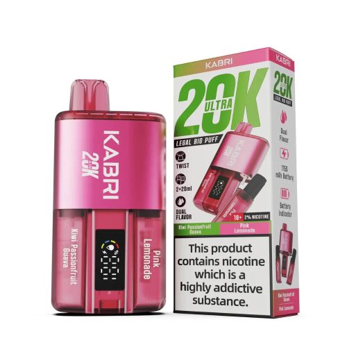 Kabri 20k Ultra Kiwi Passionfruit Guava Pink Lemonade