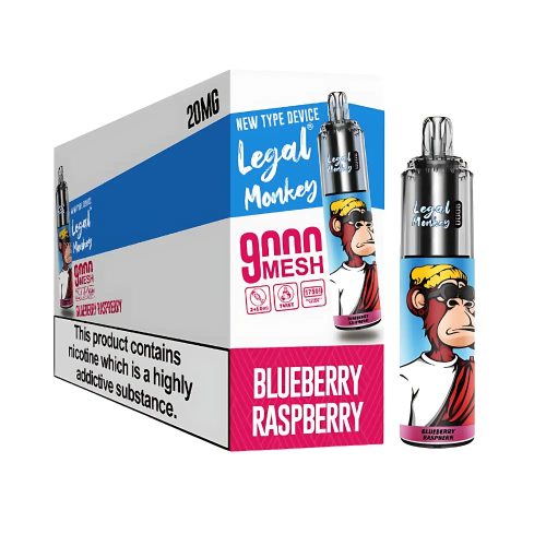 Legal Monkey Blueberry Raspberry Box Of 10