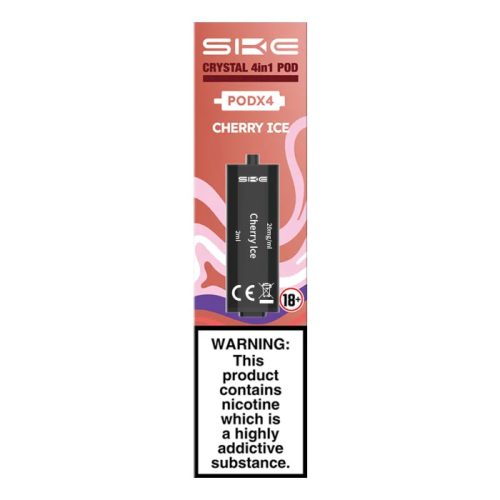 SKE CRYSTAL 4IN1 2400 PODS CHERRY ICE